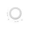 jojofuny 10pcs Circular Ring Board High Make Foam Rings Polystyrene