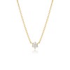 JaruJaru Dainty Vermeil Ultra Thin Gold Chain Necklace, 14K Gold