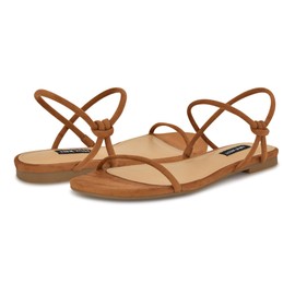 Nine West Women's Maizy Sandal, Cognac 101, 8