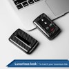 T-carbon Real Glass Fiber Car Key Case Cover Compatible with