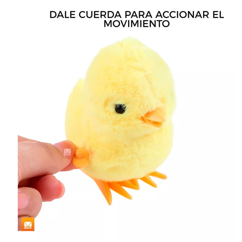 Maíz Juguete Pollito Colores Suave Cuerda Movimiento Infantil