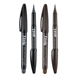 IPKN Lively Brush Pen Eyeliner 1+1+1 / Easy and convenient for beginners / 입큰 라이블리 붓펜 아이라이너 1+1+1 초보자도 쉽고 간편하게