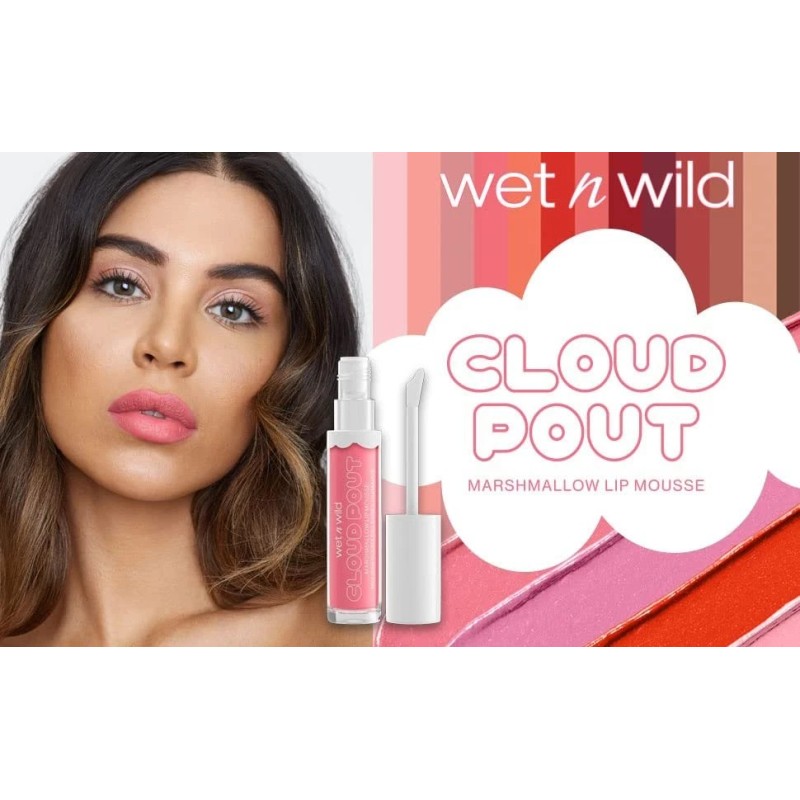 wet n wild Lip Cream Cloud Pout w/Marshmallow, Light Brown