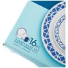 Corelle Cobalt Circles 16-Piece Dinnerware Set Service for 4 Blue