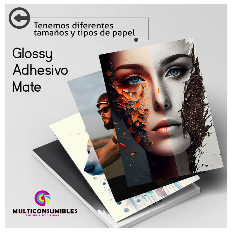 Papel Fotográfico Glossy Premium Carta 115g 100 Hojas