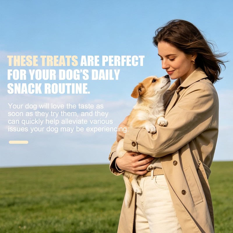 8-in-1 Dog Multivitamin Chews, Omega 3&6, Joint Support,Chicken, 120 Chews