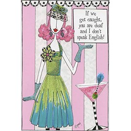 Pictura If We Get Caught Dolly Mamas Funny/Humorous Feminine Birthday Card for Her/Woman