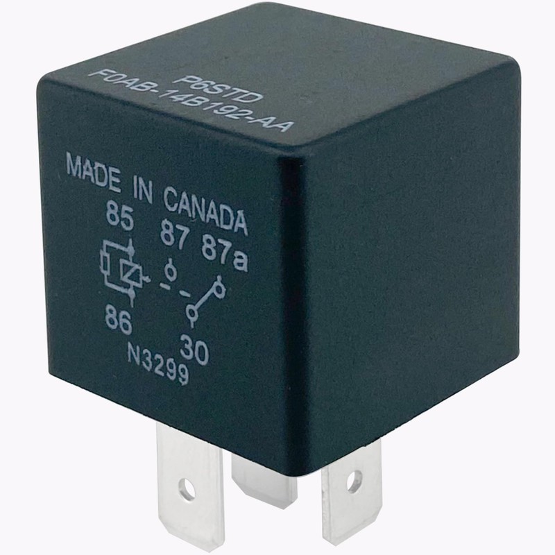 2-Pack P6STD FOAB-14B192-AA Relay 12V 40A 5-Pin SPDT Automotive Fuel