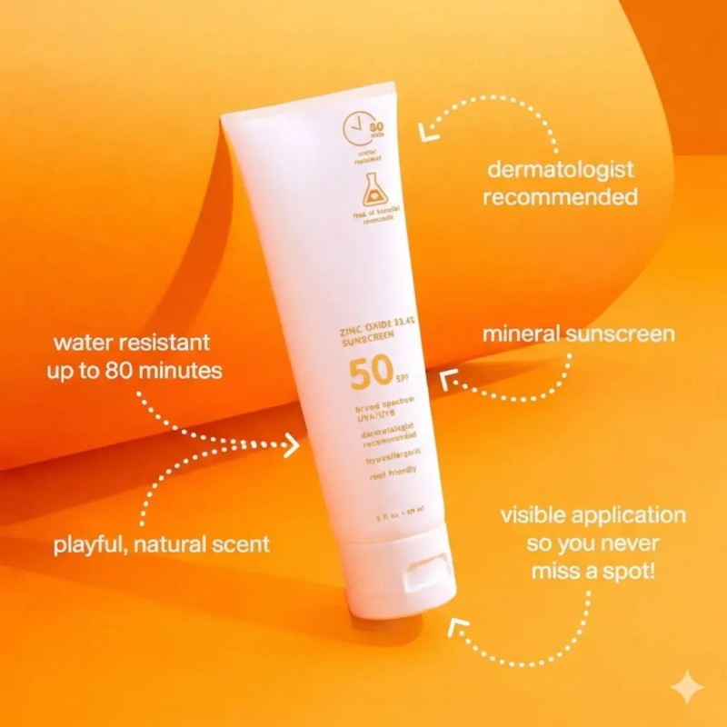 Protector Solar Mineral Fps Bebés Piel Sensible 89ml Uva