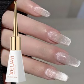 Theroman Fine Pearl Magnetic Gel Nail Polish, 1 piece, 10g, 01 Silver / 더로만 미세펄 마그네틱 자석 젤네일 폴리쉬, 1개, 10g, 01실버