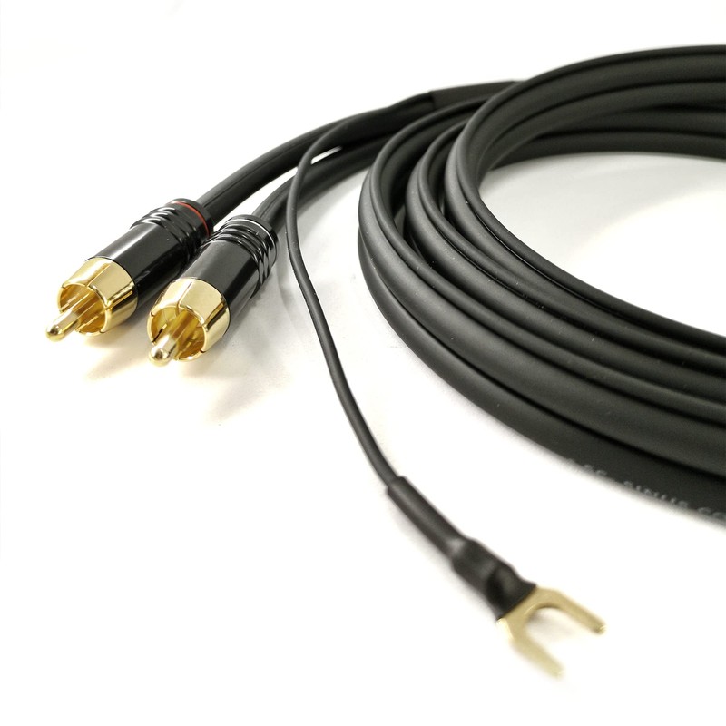 Selected Cable SC81-K3-BLK-0050 50 cm Phono Cable Shielded with Extra