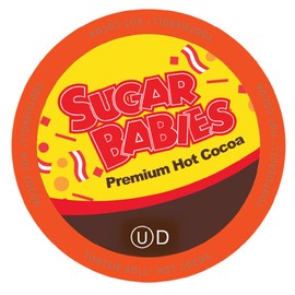 Sugar Babies Hot Cocoa Pods, Caramel Flavor, Compatible with Keurig K-Cup Brewers, 12 Count - Smooth and Creamy Caramel Cocoa Treat