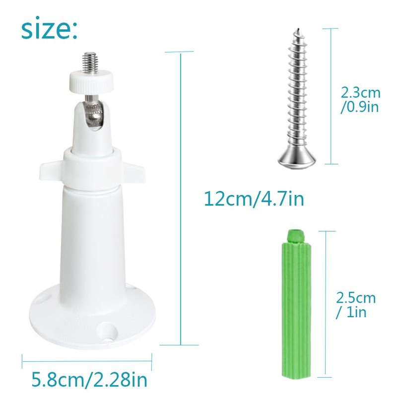 Adjustable Metal Wall Mount Compatible with Arlo, Arlo Pro 2/3/4/5/Ultra/Ultra
