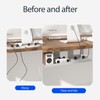 SANODESK Under Desk Cable Management Tray, White
