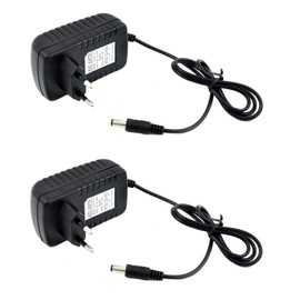 TEMPO DI SALDI 2 x Universal Transformer 2 Amp 12 Volt with Pin Connector 2.1 to 5.5mm
