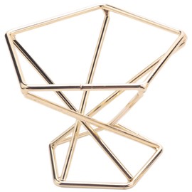 Yuikome Set of 3 Geometric Air Plant Holder Planes Rack Metal Plant Stand Planter Shelves Himmeli Decor Tillandsia Container