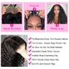 Hidden Strap 5x5 HD Lace Closure Wigs Human Hair Invisible