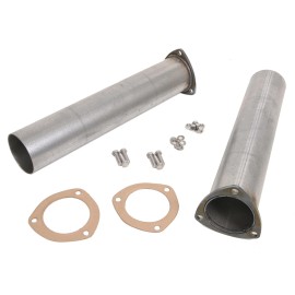 Summit Header Collector Extensions 3-Bolt 3.50" Dia 18.0" L Gaskets Fasteners