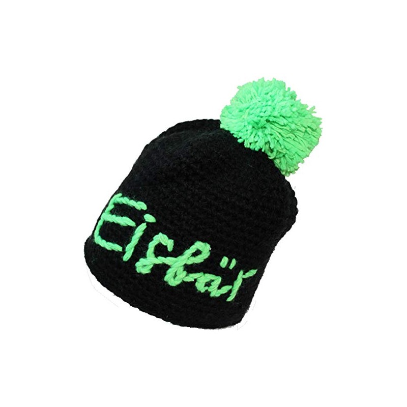 Eisbär Hat - Til Pompom, Black/neon green