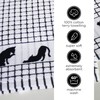 Samuel Lamont Tea Towel, Cotton, Midnight Black, One Size