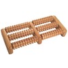 Croll and Denecke Wooden Foot Roller, 2 x 3 rolls