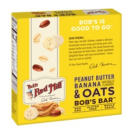 Bob's Red Mill Peanut Butter Banana & Oats Snack Bar, 5 bars