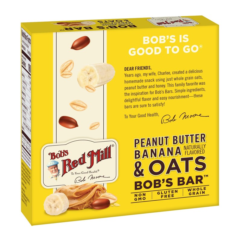 Bob's Red Mill Peanut Butter Banana & Oats Snack Bar,