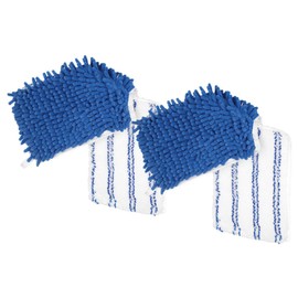 2Pcs Chenille Mop Pads Refill Replacement for Hardwood and Tile Floors Durable and Reusable Microfiber Mop Heads for Cleaning for Home and Office Use