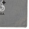 American Made Silver/Light Gray Western Paisley Bandana - Single Piece