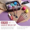 BS-MALL Set de Brochas de Maquillaje para Ojos de 18