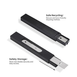 RockRose 6-Inch Double-Edged Stainless Steel Replacement Blades for Scrapers - Heavy-Duty, Ultra Sharp Blades for Professional Window Film Installation, Home Tint & Glass Cleaning - Pack 25 Units