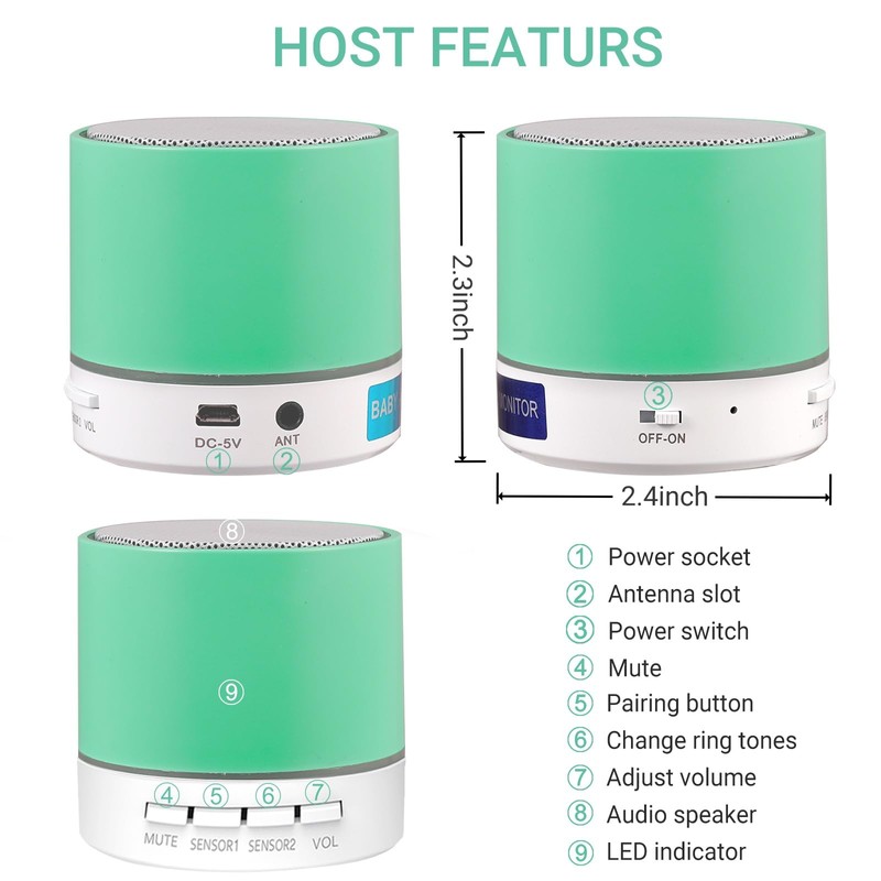 Door Alarm Chime When Opened, No Wiring or Subscription, 14