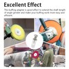 QZATTCAEN Airway Buffing Wheel Extension Shaft 2-1/4" L Angle Grinder