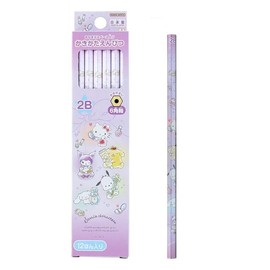 Sun-Star Stationery S5022177 Sanrio Characters Goods Pencil, 2B, Dozen DX