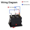 Smgda 10pcs Rocker Switch, 3 Pin 2 Pole 6A/250V 10A/125V