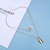Allereya Boho Lock Necklace Gold Padlock Pendant Necklace Handcuff choker
