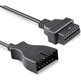 PARANNIC OBD Diagnostic Extension Adapter Cable 12 Pin OBD1 to 16 Pin OBD2 Connector Diagnostic Adapter Cable for GM Vehicles
