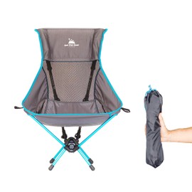 Get Out Gear TrekChair High-Back Ultralight Backpacking Chair - Chair Only | Requires User Provided Trekking Poles