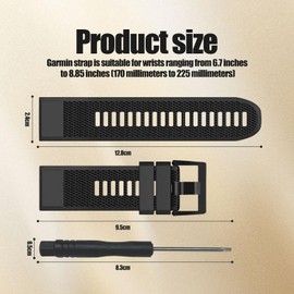 Momowin 22 mm Bracelet for Garmin Fenix 7 Bracelet/5/5 Plus/6/6 Pro/6 Sapphire/7 Solar, Compatible with Garmin Instinct/2/Quatix 5/5 Sapphire/EPIX gen2/Forerunner 935/945/955 Replacement Wristbands,