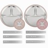 PandaEar - Platos para bebé, paquete de 2 placas de