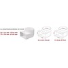 MKK Duct Connector 90° Degree 55 x 110 mm Pipe