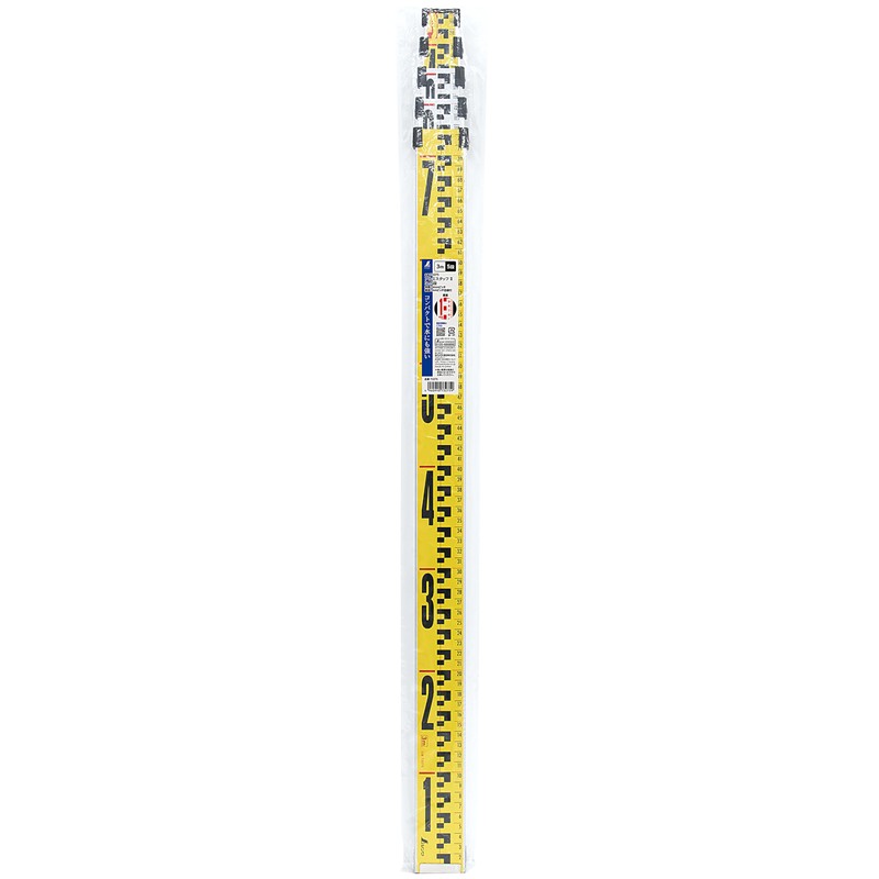 Shinwa Sokutei 73275 Aluminum Staff II, 3.9 ft (3 m),
