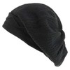 Armycrew Dreadlock 100% Cotton Slouchy Long Rasta Knit Beanie -