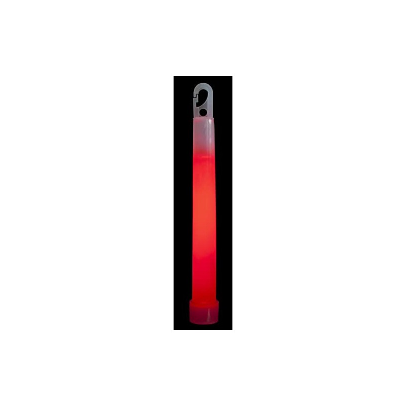 BasicNature Unisex - Adult Glow Stick-040007 Glow Stick, Red, 15