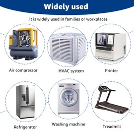 4" x 4" x1"Shock pad 4 Pack for air Compressor Air Conditioner, Washing Machine, Dryer, Treadmill Solid Rubber