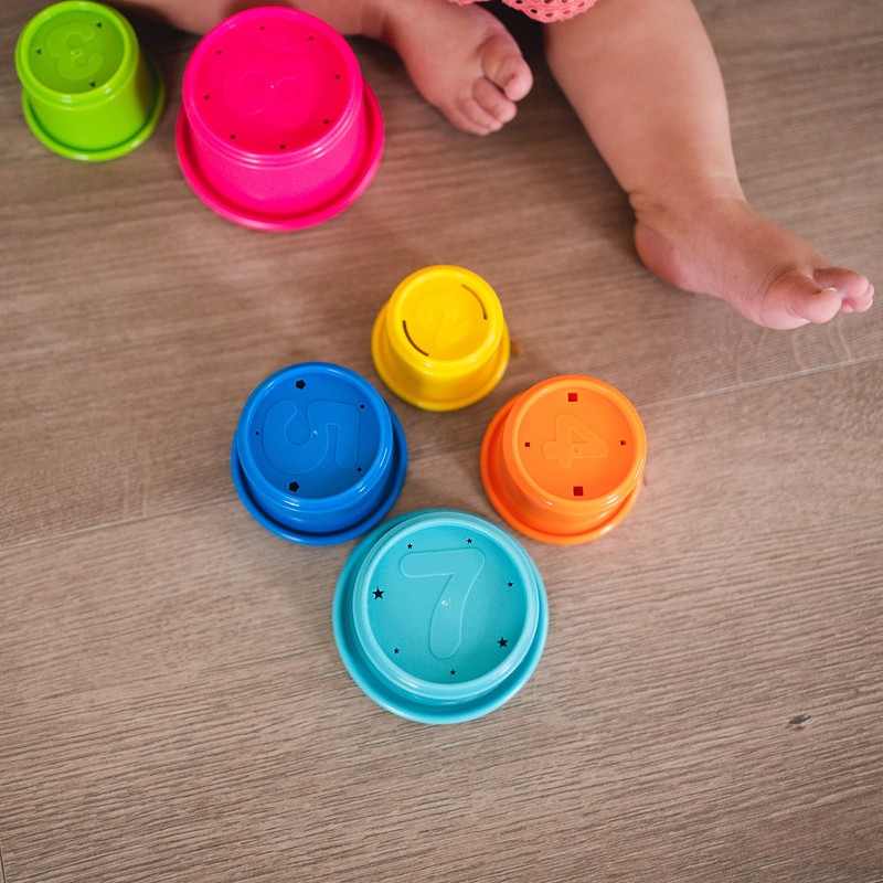 The First Years Stack & Count Stacking Cups - Colorful