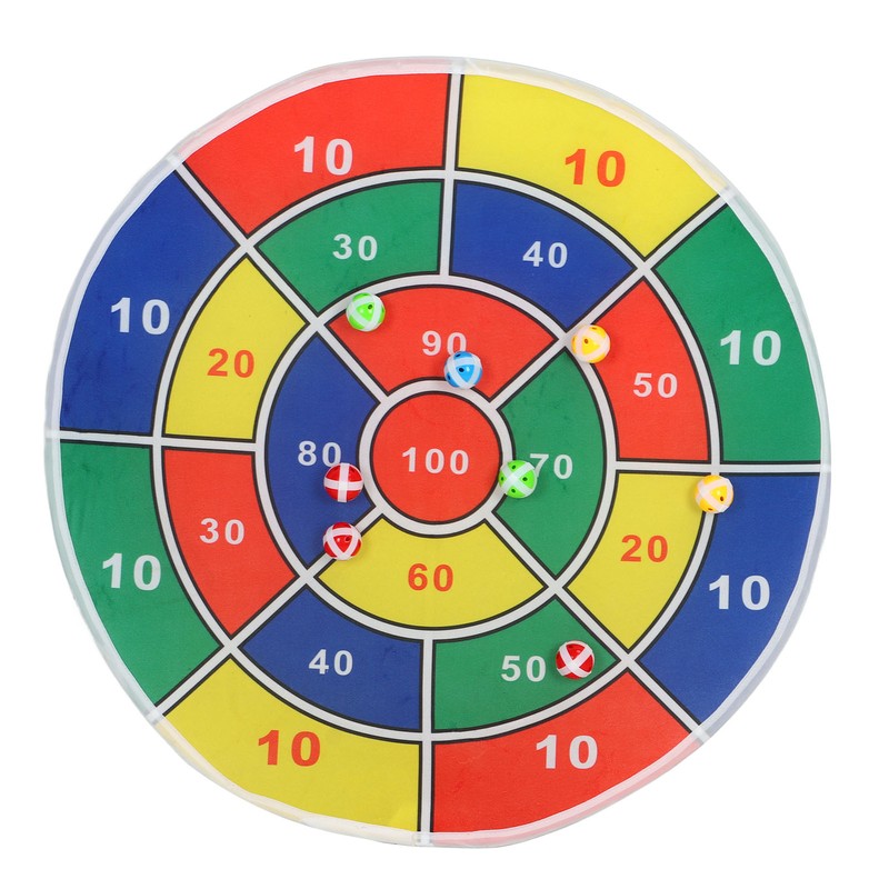 Dart Board for Kids LED Lighting Foldable Flannel Dart Board