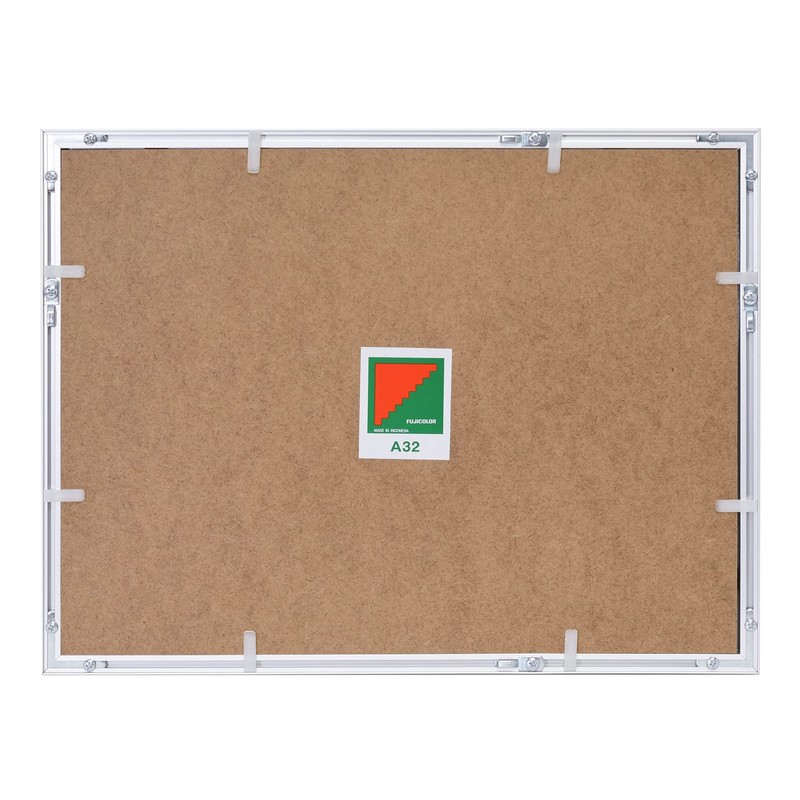 FUJICOLOR 306686 Aluminum Frame A32 A4 Silver