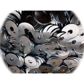 (Qty 100pcs) Extra Thick Heavy Duty Washers 1/2" inch x 2" Large OD 1/2x2 Multi-Purpose Comprehensive Hardware Fastener Assortment Kit Cit01652Riv