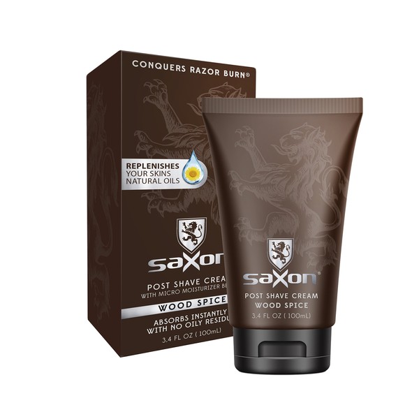 Saxon Post Shave Cream with Micro Moisturizing and Conditioning Beads,